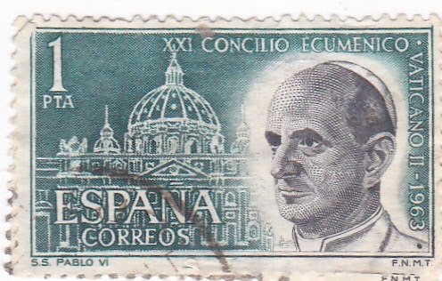 XXi Concilio ecuménico Vaticano II 1963 Pablo VI(U)