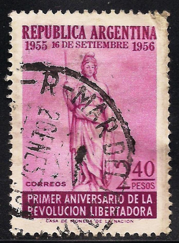 1º Aniversario de la Revolución Libertadora.