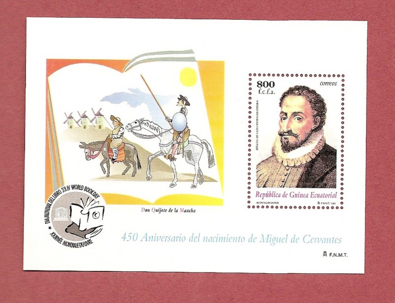 450 anivº Miguel de Cervantes - Don Quijote  H.B.