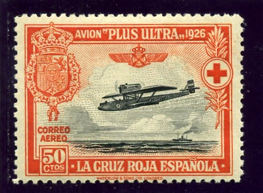 Avión Plus Ultra Travesía Palos-Buenos Aires (Pro Cruz Roja Española)