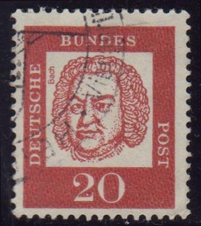 1961-64 Alemanes Célebres. Johann Sebastian Bach - Ybert:225