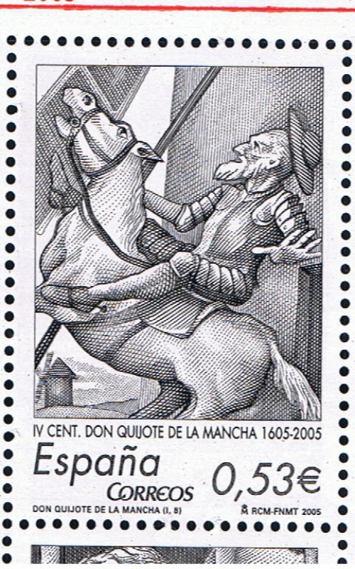 Edifil  4161 B  IV cente. de la publicación de ·El ingenioso hidalgo don Quijote de la Mancha·.  