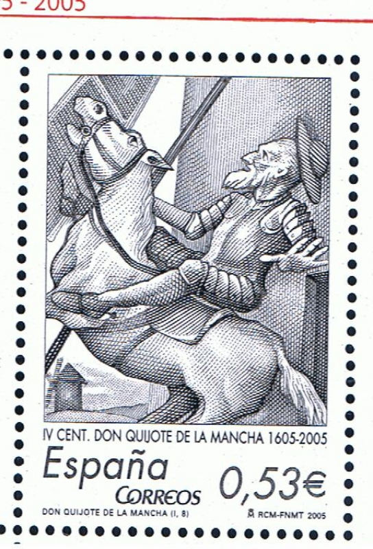 Edifil  4161 B  IV cente. de la publicación de ·El ingenioso hidalgo don Quijote de la Mancha·.  