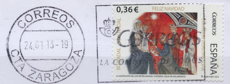 ESPAÑA 2012_NAVIDAD 0,55 US$