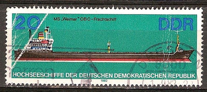  Buques de ultramar-Weimar(portacontenedores) de la DDR.