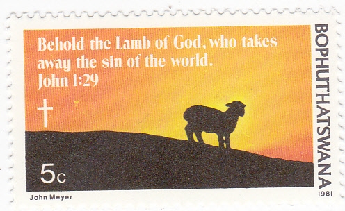 He aqu el Cordero de Dios que quita el Pecado del Mundo.JOHN 1:29