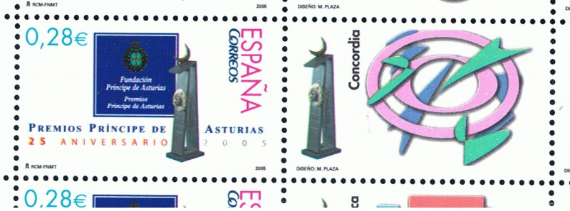 Edifil  4192  25º aniv. de los Premios Príncipe de Asturias.  