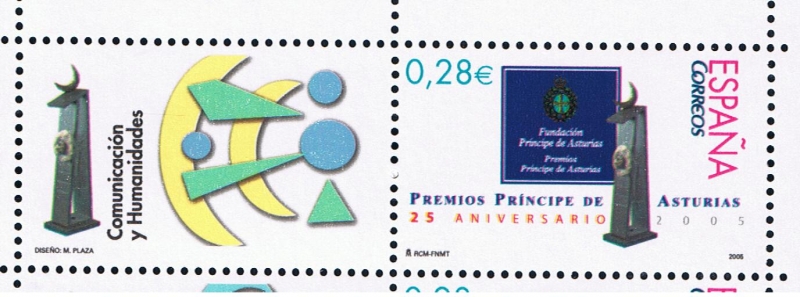 Edifil  4192  25º aniv. de los Premios Príncipe de Asturias.  