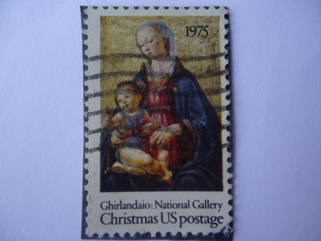 Christmas 1975 - Madona and Child by Domenico Ghirlandaio :National Gallery