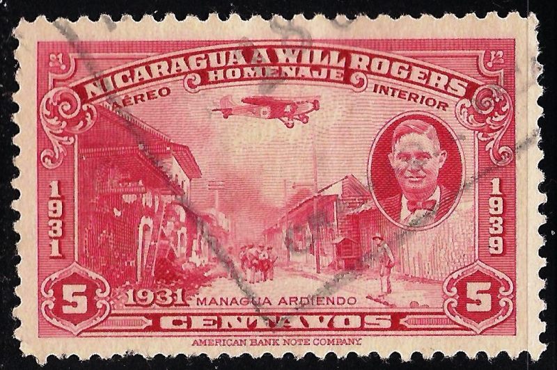 WILL ROGERS Y VISTA DE MANAGUA.