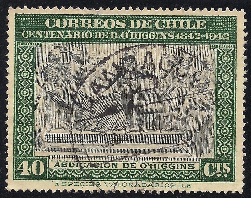Centenario de la abdicación de Bernardo O'Higgins en 1842