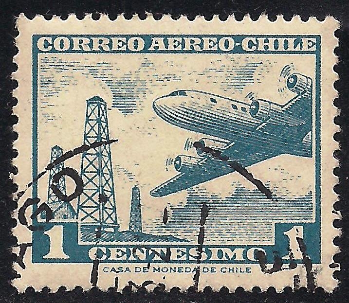 Torres de perforación petróleo y Douglas DC-6