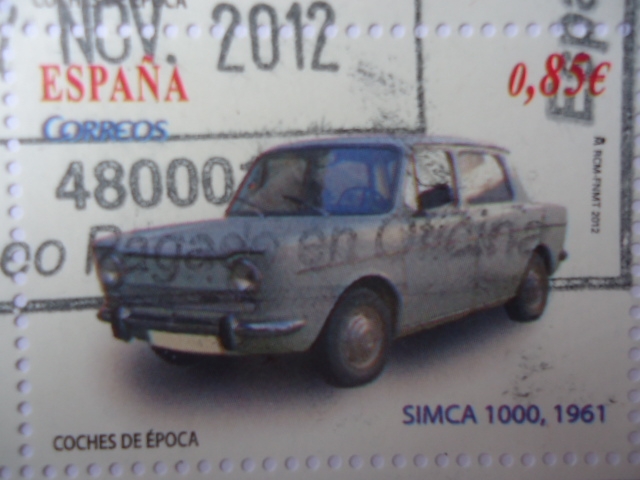 Coches de época-SIMCA 1000, año 1961 (4de4)