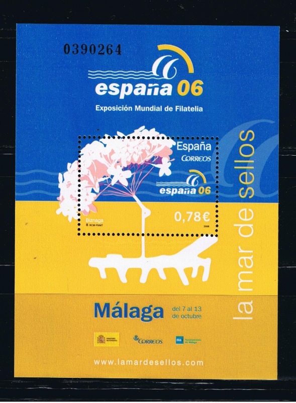 Edifil  4241 SH  Exposición Mundial de Filatelia España 2006. Málaga.  