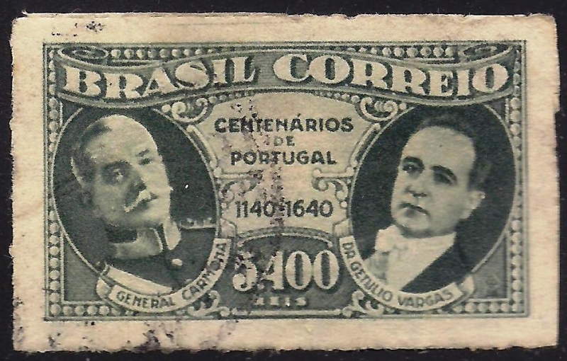 Presidente Carmona de Portugal y el Presidente Vargas