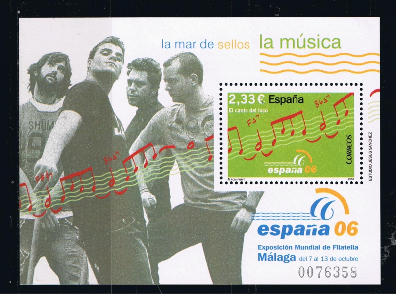 Edifil   4271 SH  Exposición Mundial de Filatelia España 06. Málaga.  
