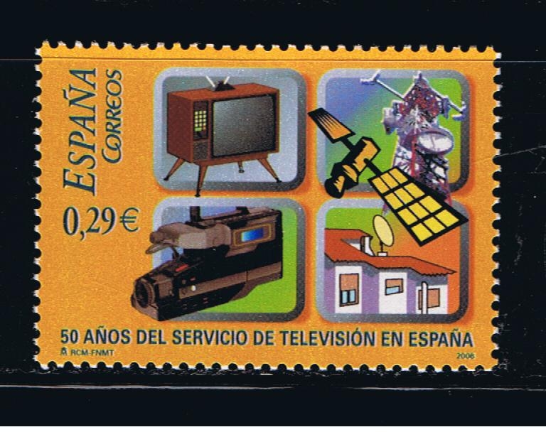 Edifil   4282  50º aniv. del Servicio de Televisión Española. 