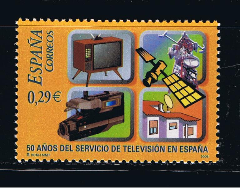 Edifil   4282  50º aniv. del Servicio de Televisión Española. 