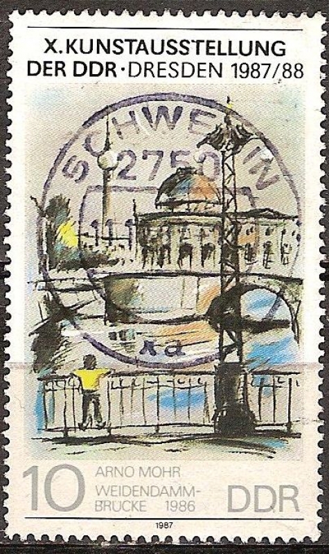 X.Exposición de Arte de Dresde,1987/88-DDR.