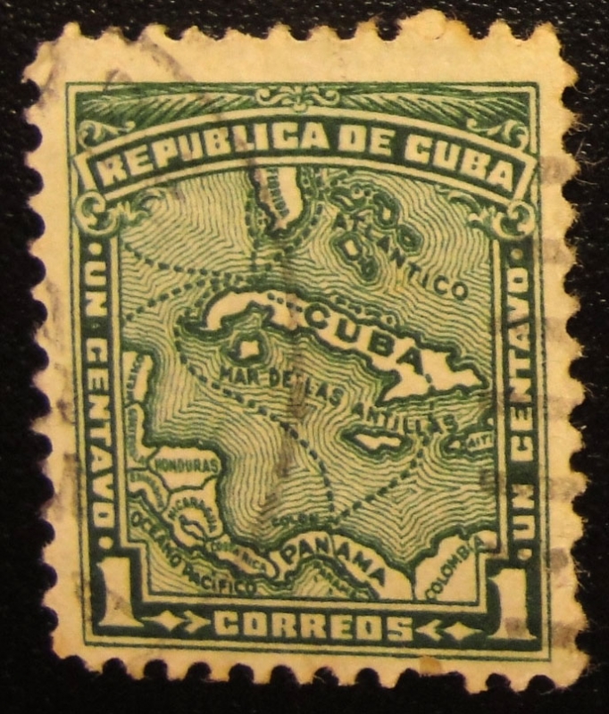 Mapa Cuba 1911