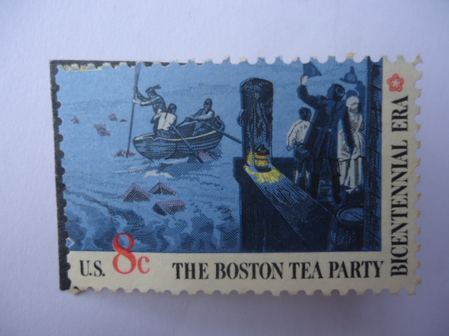Bicentennial Era- The Boston tea Party.