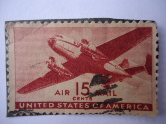 United States America- Air Mail- Bimotor