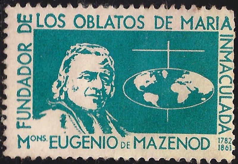 Monseñor Eugenio de Mazenod. Fundador de los oblatos de María Inmaculada.