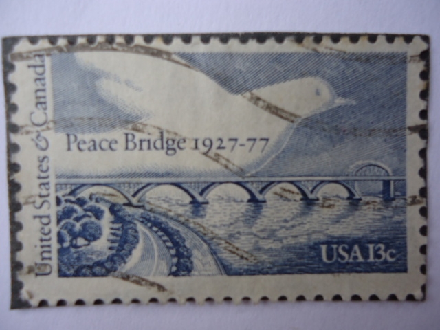 Peace Bridge 1927-77 - United States y Canadá - 50º Aniversario del Puente de la Paz entre Usa y Can