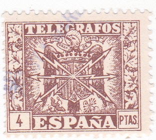 sello de TELÉGRAFOS  (V)