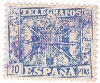 sello de TELÉGRAFOS  (V)