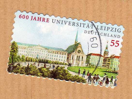 Michel 2747. Universidad de Leipzig.