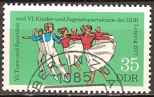 VI.Torneo de Gimnasia y Festival de Deportes de la RDA en Leipzig 1977.