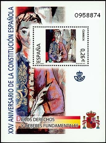 xxv aniversario de la constitucion española MIGUEL TORNER  2003 DE LOS DERECHOS Y DEBERES FUNDAMENTA