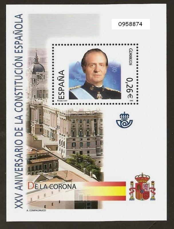 xxv aniversario de la constitucion española D. JUAN CARLOS  2003 DE LA CORONA