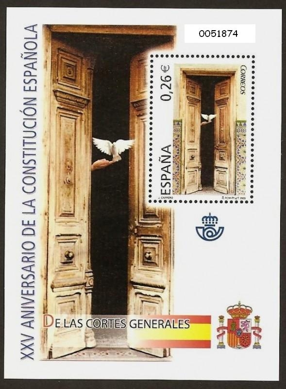 xxv aniversario de la constitucion española J. CARRERO  2003 DE LAS CORTES GENERALES