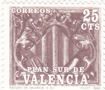 PLAN SUR DE VALENCIA- Escudo de Valencia  (V)