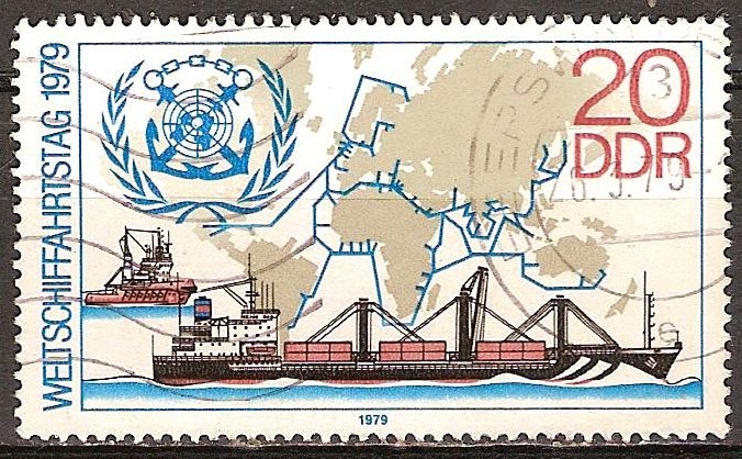 Día Marítimo Mundial,1979-DDR.