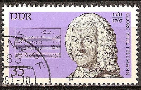 Personalidades- Phil Georg Telemann 1681-1767(compositor)DDR.
