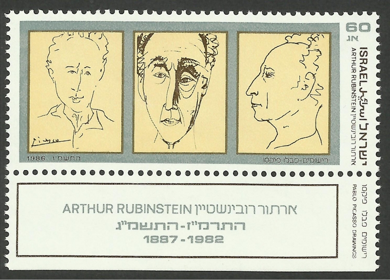 Arthur Rubinstein (retratos de Picasso)