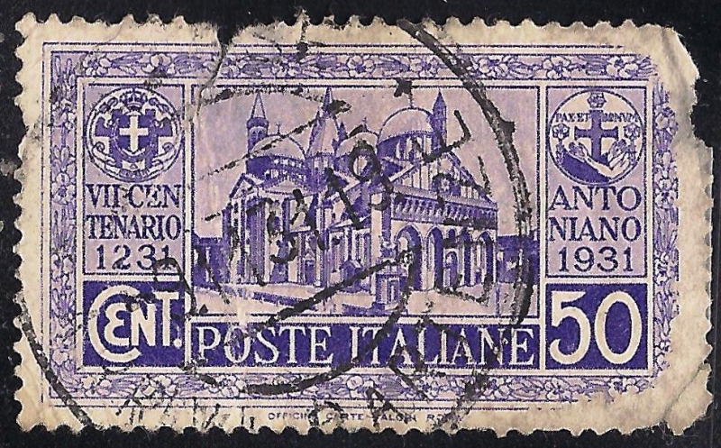 VII centenario de la muerte de San Antonio de Padua.
