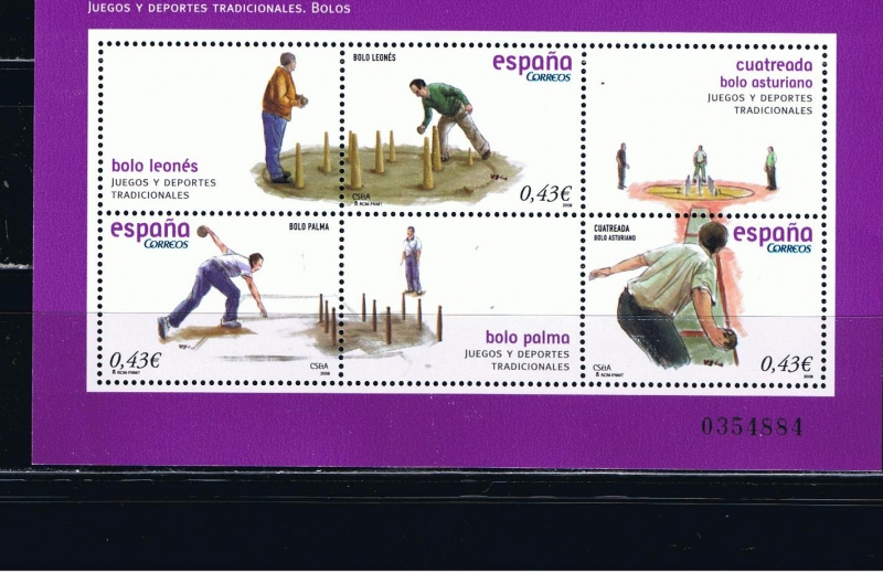 Edifil  4421  Juegos y deportes tradicionales,  