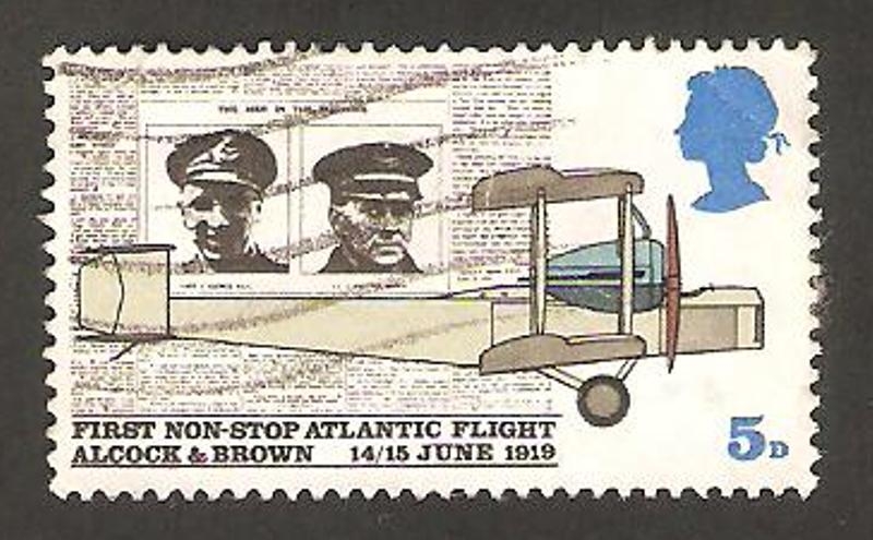 558 - Primera travesía del Atlántico Norte por Alcock y Brown