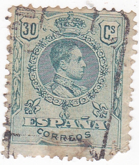 ALFONSO  XIII Tipo Medallón    (V)