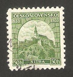 282 - 1100 Anivº de la primera iglesia en Nitra, Eslovaquia