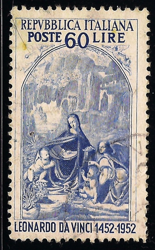 Virgen de las Rocas. 500 Aniversario del nacimiento de Leonardo da Vinci.