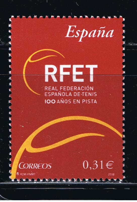 Edifil  4433  I cent. de la Real Federación Española de Tenis. RFET.  