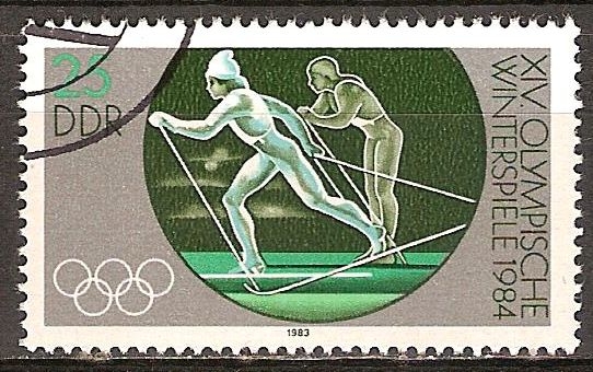 XIV Juegos Olímpicos de Invierno,Sarajevo(1984)DDR. 