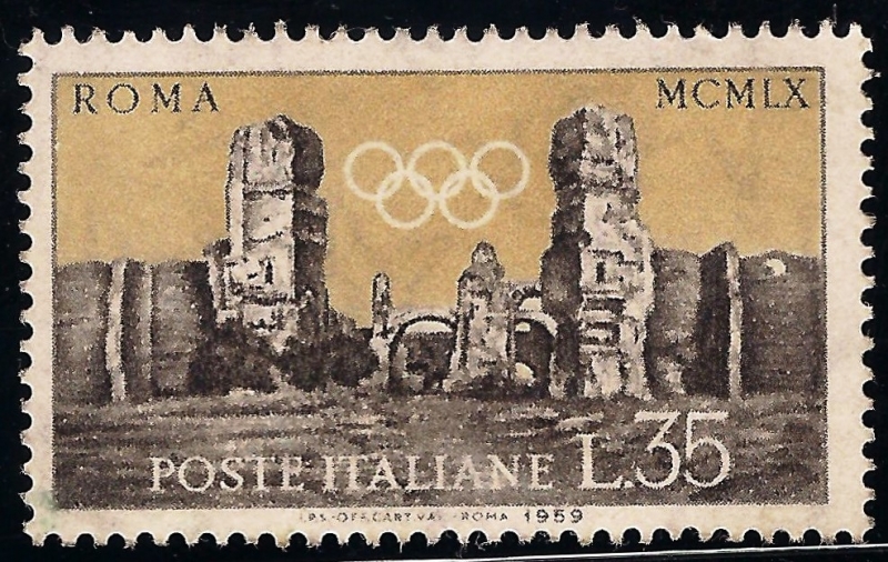 1960 Juegos Olímpicos de Roma: Baños de Carcalla.
