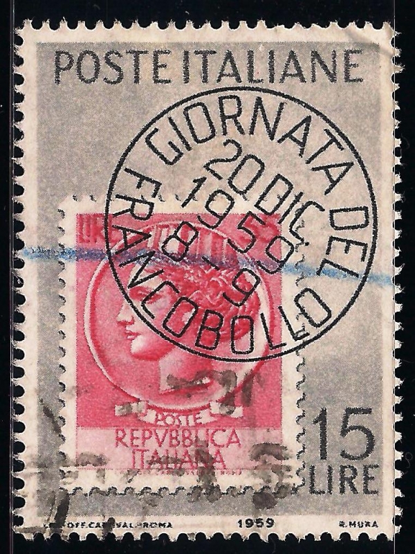 Día del primer sello de Italia, 20 de diciembre 1959