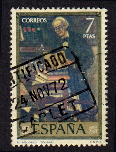 1972 Solana. El biblófilo - Edifil:2082